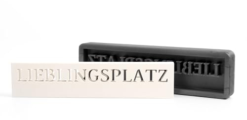 Hochwertige 3D Silikon-Formen Thema „Schöner Wohnen“ zum Gießen von Einschiebe-Dekorationen… (Lieblingsplatz SFE006)