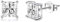 SLUYNZ 925 Sterling Silber Zirkonia Ohrstecker für Damen Simulierter Diamant CZ Ohrstecker 5MM / 6MM / 7MM Zirkonia Ohrstecker (7MM, A-Silber)