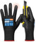 KAYGO Work Gloves PU Coated 6 Pairs Cut Resistant Touchscreen, KGP26PB, ANSI Cut Level A2 Safety Working Gloves with Secure Grip, Ideal for Warehouse Construction Carpentry Gardening (Small, Black)