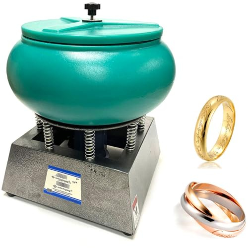 Polisseuse Banc 220v 350w,Mini Bijoux Polissage Roches Polissage, Machine Polissage Vibration Polisseuse électrique Pour Polir Pierre Roche Fer Bijoutier Bijouterie
