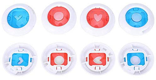 4/6-Farben-Sofortbildkameraobjektiv, Fotografie-Taschenlampenfilter, Tragbare Taschenlampen-Farbfilter, Tragbare Arbeit mit 7S/8/8+/9 Kompatibel (4er-Pack, alle mit