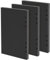 Skycase A5 Nachfüllpapier - 3 Packungen mit 90 Blatt/180 Seiten, 6-Loch Blanko Papier für Ringbuch & Filofax A5, Schwarz, Ideal für Schule, Büro, Studium