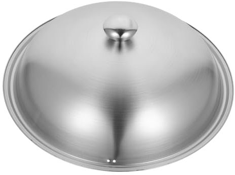 DECHOUS Coperchi Per Pentole in Metallo in Acciaio Inox Adatti Per Padelle in Ghisa Stile Casuale