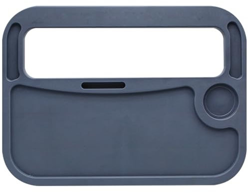 Ogetok Truck Steering Wheel Tray Table, Hook On Auto Steering Wheel Desk Table for Laptop & Food, Large Truck Travel Lap Tray Fits Most Truck for Eating, Working, Tablet, iPad, Notebook, Grey