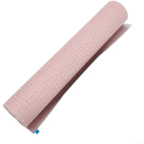 Moliuoly Selbstklebende wasserdichte Tapete XPE Schalldämmung Thermische Isolierung Fleckenresistent Verblasst Nicht Größe 50x300cm Für Schlafzimmer Wohnzimmer Küche(Pink)