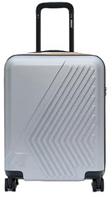 K-Way Trolley Cabina Eudoxie, Grigio, 100% Policarbonato, 55x38x22 Cm, 39L, 4 Ruote Spinner, Serratura TSA