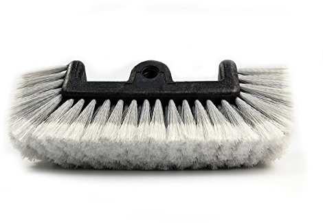 CARCAREZ Spazzola per lavaggio auto, 30,5 cm, con setole morbide, per auto, camper, camion, barca, camper, pulizia esterna, grigio