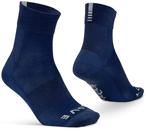 GripGrab Merino Lightweight SL Fahrrad Socken mit Merinowolle Atmungsaktive Gemütliche Ganzjahres Radsport Strümpfe