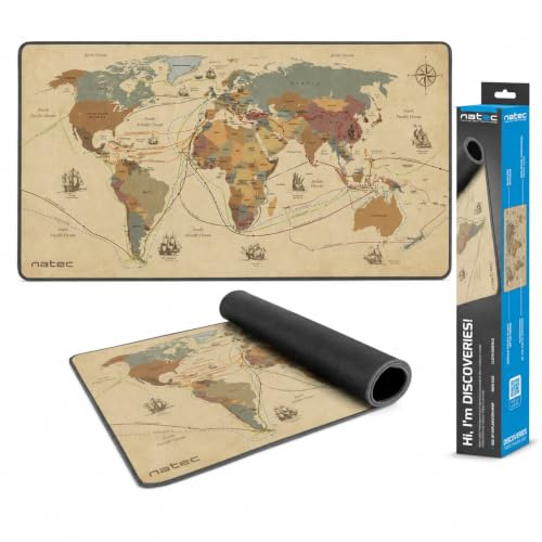 Natec PAD UNTER DER Maus ENTDECKT Maxi NPO-1457 (800 mm x 400 mm)