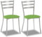 ASTIMESA SCRRVE Dos sillas de Cocina, Metal, Verde, Altura de Asiento 45 cms