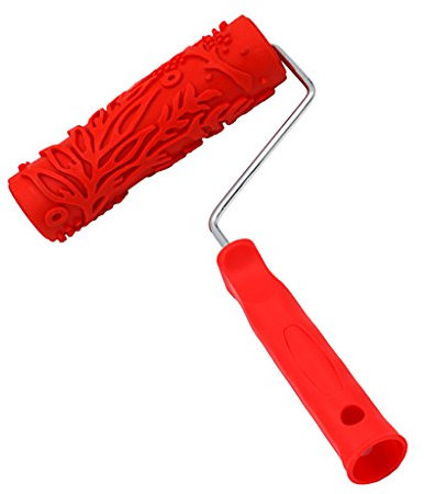 Farbroller mit geprägter Struktur, 17,8 cm, für DIY-Wandverzierung, J, 17,8 cm