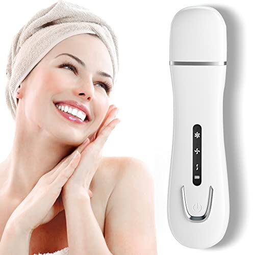 Espátula facial exfoliante, espátula profesional para la piel, removedor de puntos negros con 3 modos, herramienta de limpieza profunda de poros faciales para mujeres y hombres