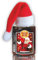 0,2L Apothekerflasche Likör zu Weihnachten - Frohes Fest mit Weihnachtsmütze rot - 32% vol. Kräuterlikör Weihnachtslikör aus der Humorapotheke | Humor Apotheke Spaßmedizin Humormedizin