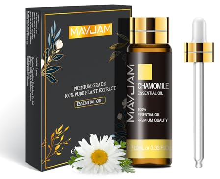 MAYJAM Kamille Ätherisches Öl 10ML, Kamilleöl für Diffusor, Luftbefeuchter, DIY, Home,Wardrobes