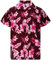 King Kameha Funky Chemise-Hawaienne, Manche-Courte, Mono-Flowers, Violet-Rose, XXL