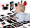 Hahaland Kontrastkarten Baby Spielzeug 0 6 Monate, Kontrastbuch Baby Schwarz Weiß Flash Karten für Neugeborene Babys 0-3-6 Monate Visual Stimulus Lernkarten, Flashcard Kleinkinder Spielzeug Geschenk
