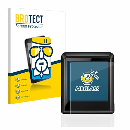 BROTECT Schutzglas für Bosch Intuvia 100 Schutzfolie Panzer Folie Glas Displayschutz Made in Germany [Kratzfest 9H, Anti-Fingerprint,Transparent]