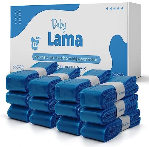 Recharges Universelles pour Poubelle à Couches – Compatibles avec Recharge Poubelle à Couche Tommee Tippee et Angelcare – Sac Poubelle Couche Antiodeur, Hygiénique et Économique (12)