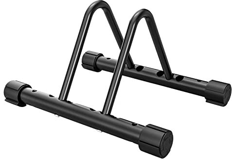 Himiway Support de stationnement pour vélo, réglable et autoportant, support de sol pour pneus de 3 à 11,5 cm de largeur pour VTT, VTT, intérieur et extérieur