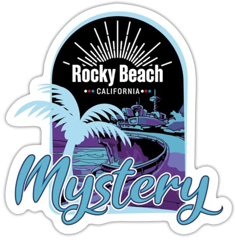 Die drei Fragezeichen Rocky Beach Mystery Sticker Aufkleber