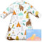 NesriToy Baby Schlafsack Winter, 𝟏𝟎𝟎% Baumwolle 𝟑.𝟓 𝐓𝐎𝐆 Babyschlafsack Kinder, Waldtiere Schalfsack Schlafanzug Baby Winter mit Abnehmbaren Ärmeln für Neugeborene, Extra Weich(12-18 Monate)