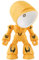 Housoutil Roboter-Tischlampe Mini-Roboter Tischdekoration Roboter für Kinder Nachttischlampe dekorative Tischleuchte Roboterlampe Nachtlampe studieren Nachtlicht für Schlafzimmer Kinderlampe