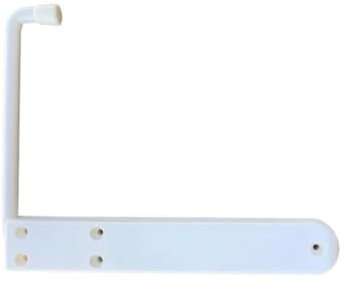 Piamonte FP24 - Tope para puerta fija persianas bloquean puertas modelo con gancho largo (blanco)