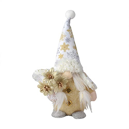 Weihnachten Deko wichtel Weihnachtszwerge leuchten Weihnachtsschmuck Weihnachtsfiguren Puppe für Tisch Weihnachtsbaum Zuhause Weihnachtsschmuck für Weihnachten Deko wichtel (Gold, One Size)