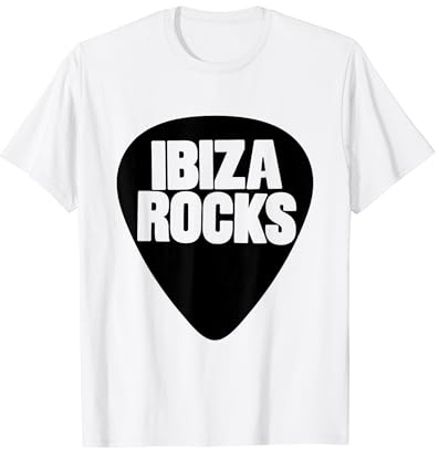Logo Ibiza Rocks Negro Camiseta
