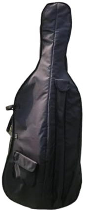 perfeclan Cello-Tragetasche, regenfestes, tragbares Zubehör, schützender, dick gepolsterter Cello-Rucksack, weicher Cello-Koffer für Bühnenauftritte