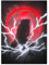 Displate Offiziell Naruto MetallPoster Magnetische Befestigung Lizenziert Bilder Hochwertiges Poster Naruto Silhouettes - Kakashi Poster 45 cm x 32 cm