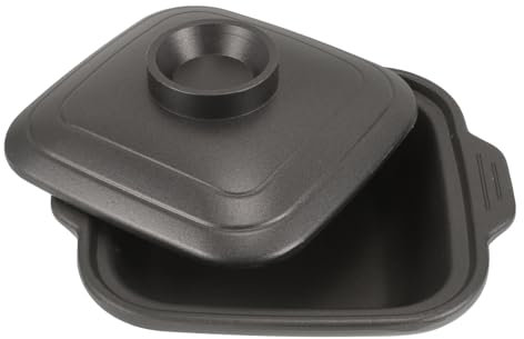 BEBEMOKO Pentola Per Stufato Lega Di Alluminio Con Manici Perfetta Per Cucine Induzione e Feste Giardino Non Adesiva e Resistente