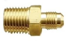 Pipe Fittings 1/4'' 3/8'' 1/2'' 5/8'' Male Flare SAE 45 to 1/8'' 1/4'' 3/8'' 1/2'' Male Pipe Adapter Brass Fitting(SAE 1I2,1/8)