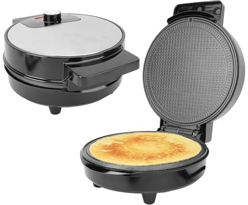 Fabricante de Cono de Waffle, 1000 W de Aluminio Eléctrico Comercial sin Palos de Recubrimiento de Helado Rollos de Helado para Panaderías de Panaderías de Cocina en Casa (EU