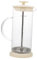 iplusmile Manuale per Latte Brocche per Schiumare Latte in Vetro e Acciaio Inossidabile Montalatte Pompa Manuale per Cappuccino Utensile Leggero per Bevande