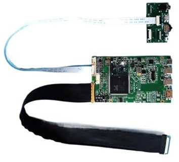 For NE156QUM-N64/N6C/NZ3/NZ4 15,6 Zoll 3840 X 2160 HDMI-Mini 40 Pin EDP Laptop-Bildschirm 2 ROLLENMASCHINENLINIE TYPEC 4K Treiber-Controller-Board-Kit DIY, Laptop-Zubehör(For NE156QUM-NZ3)