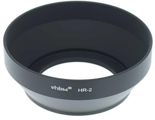 vhbw Gegenlichtblende kompatibel mit Nikon Nikkor 50mm 1:1.2 | AF 50mm 1:1.8D, AF 50mm 1:1.4D Objektiv, Rund, 8,5 cm, schwarz