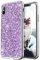 OKZone Cover iPhone XS Max, Custodia Lucciante con Brillantini Glitters Ultra Sottile Design Case Cover di Alta qualità in Silicone TPU Bumper Cover per Apple iPhone XS Max 6.5 Pollice (Viola)