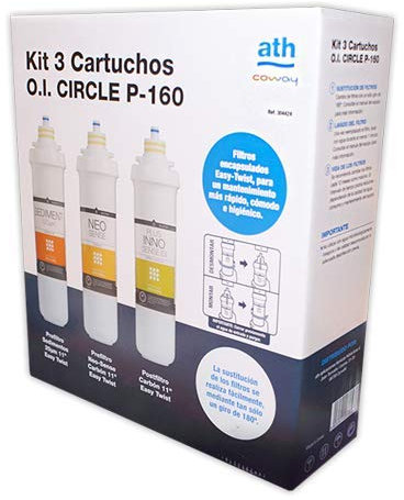 kit cartuchos Osmosis ATH CIRCLE | ATH Kit 3 cartuchos ATH Cartuchos