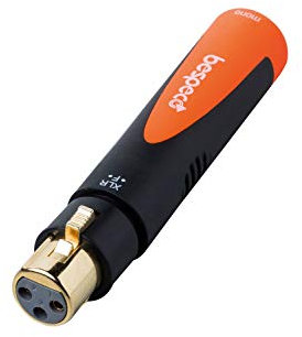 Bespeco SLAD120 Adattatore Xlr F/Jack Mono F Ø 6.3 mm