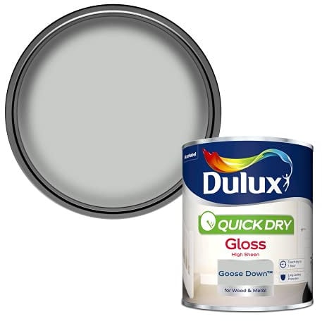 Dulux 5358142 Quick Dry Gloss Paint - Goose Down - 750ML