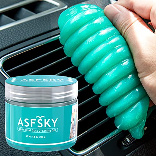 Gel Pulizia Auto Gel Universale per Pulizia Tastiera, Riutilizzabile per Tastiera Pc Slime Auto la Rimozione di Polvere da Automobili, Laptop, Fotocamere