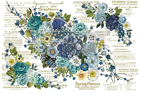Prima Marketing Redesign Decor Transfers, Cosmic Roses Size
