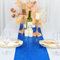 Pailletten-Tischläufer, königsblau, 180 cm, glitzernder Tischläufer für Geburtstag, Party, Bankett, schimmernder Tischläufer für Hochzeit, Weihnachten, Thanksgiving, Event Party (30 x 180 cm, blau)