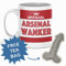 Bagamug Football Rival Mug – Arsenal Banter Gift – Funny Office Mug Ceramic Coffee Cup Premier League Gooners Secret Santa Birthday Dad Boss Uncle Cheeky Novelty Cup for Him or Her