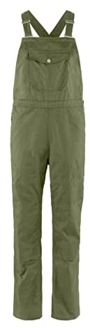 Fjällräven Damen Vardag Dungaree Hosen, Green, M