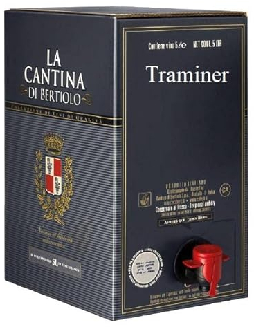 LA CANTINA DI BERTIOLO TRAMINER IGP TREVENEZIE VINO BIANCO BAG IN BOX 5 LT