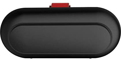 Auto Sonnenblenden Brillenetui, MoreChioce Universal Auto Brillenhalter Brillen-Clip Brillenbox Brillen-Aufbewahrungsbox Sonnenbrillen Etui Brillen Halterung für Auto SUV Wohnmobil LKW,Schwarz
