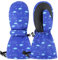 JANGANNSA Baby Handschuhe Dinosaurier Winter Kinder Fäustlinge, Blau Dinosaurier, 2-4 Jahre