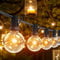 Romwish Lichterkette Glühbirnen, 12M LED Lichterkette Außen Mit 18+2 G40 Birnen, IP44 Wasserdicht Lichterkette Glühbirnen Außen für Garten, Terrasse, Hochzeiten, Party